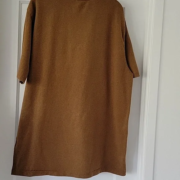 Brown Carhartt Pocket Tee Large Tall Loose Fit Workwear - Picture 3 of 6